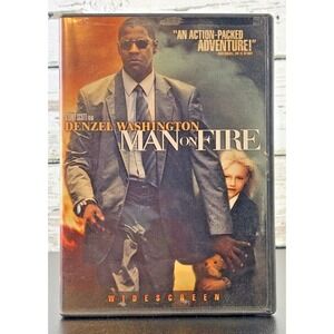 Man on Fire (DVD, 2004) Denzel Washington Action‎ Adventure Widescreen